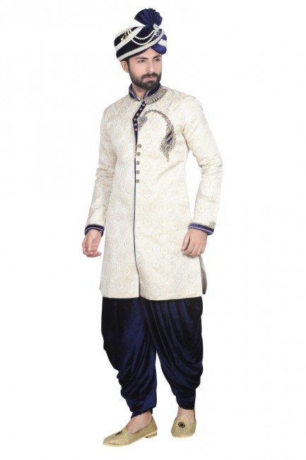 or clair brocked usure ethnique concepteur sherwani ready-made