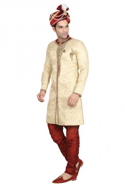 or brocked usure ethnique concepteur sherwani ready-made