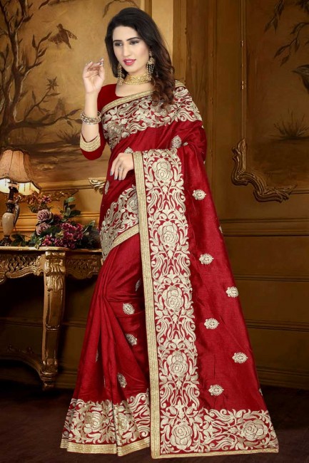 couleur marron sari de soie art