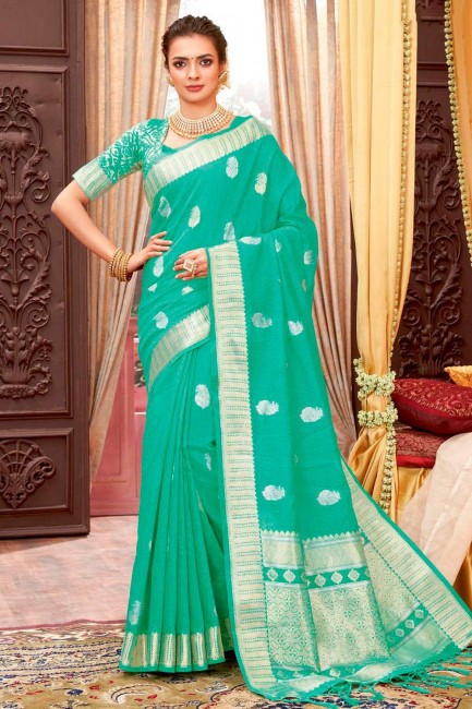 rama tissage coton sari