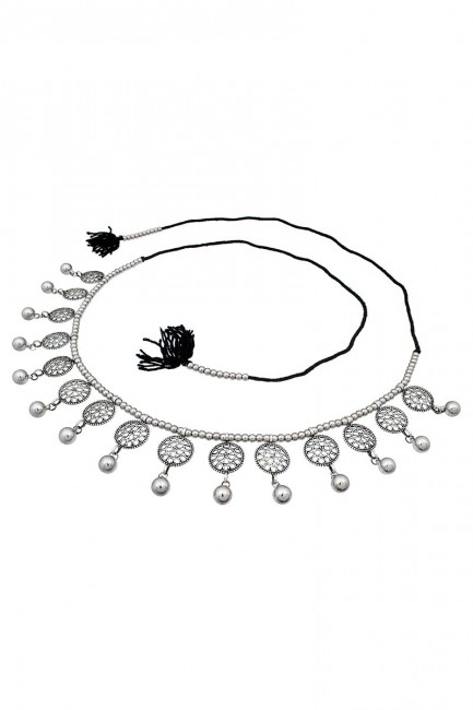 perles en plastique ceinture d'argent ceinture / kamarbandh