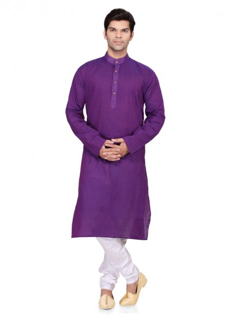 usure ethnique coton violet kurta ready-made kurta payjama