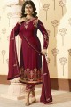 Maroun couleur costume palazzo georgette