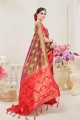 nylon saris en soie couleur multi