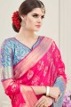 nylon saris en soie couleur cerise