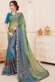 Khushi brasso sari couleur multi