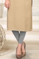 Tunique rayonne beige