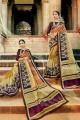 multi couleur sari de coton super net