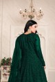 Green Net Eid Anarkali Costume