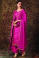 Costume Pakistanais Rose D’Aïd De Soie