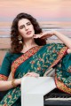 Rama green Silk Saree