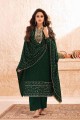 Costume Vert Georgette Eid Pakistanais