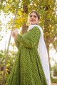 Robe De Soirée En Coton Vert