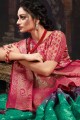 printed sari in rama