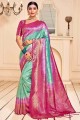 tissage de banarasi sari en sari sare