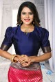 Tissage rose Jacquard Rich Pallu Designer Banarasi Silk Banarasi Saree