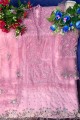 salwar kameez rose avec pierre et filet moti