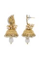 diamant australian, perles et perles Boucles d'oreilles en or et blanc