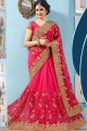 couleur rose sari net