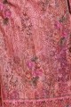 costume droit de pantalon en coton rose