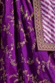 art violet soie lehenga choli