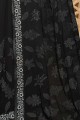 georgette sari noire