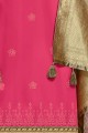 costume s de palais chanderi rose rani