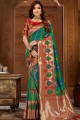 Jacquard Multicolore Et Sari Indien Du Sud De La Soie