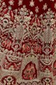 choli de mariée lehenga rouge avec velours brodé
