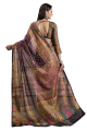 Impression numérique Silk Saree en multicolore