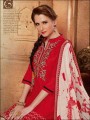 costume coton couleur rouge Patiala