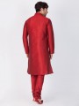 vêtements ethniques soie coton marron kurta ready-made kurta payjama