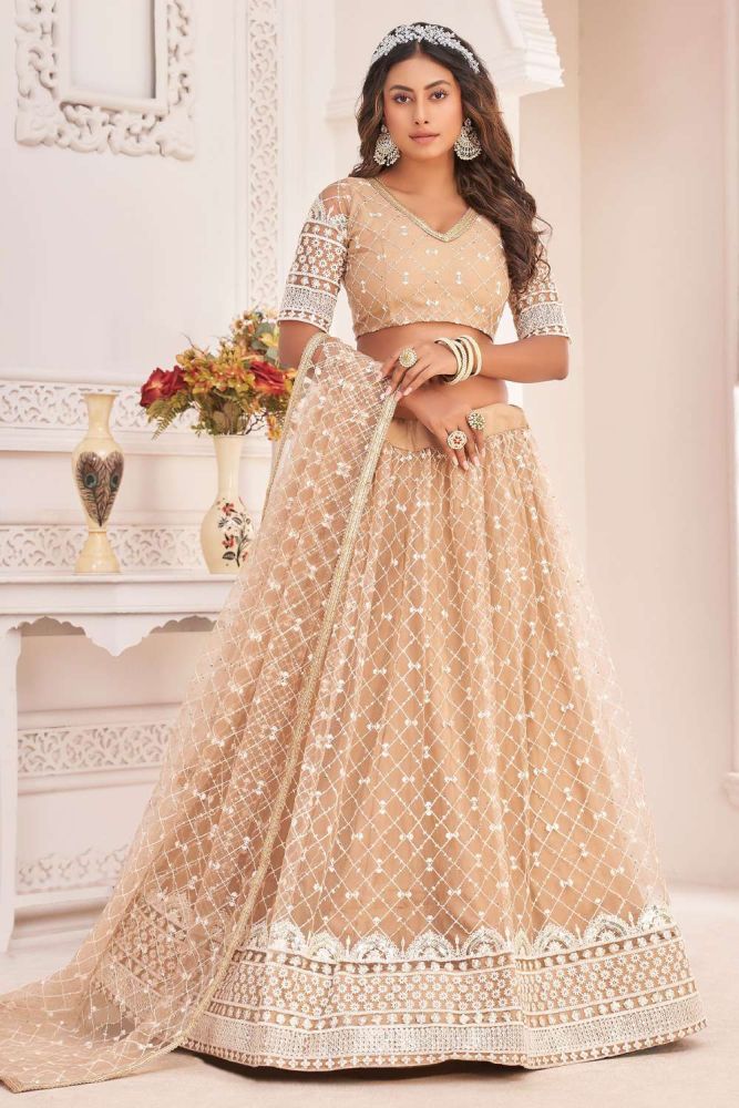 Netted ghagra choli discount