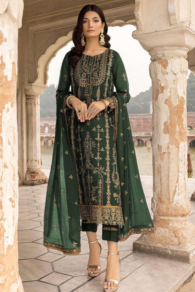 green eid salwar kameez online designer georgette eid salwar kameez with green dupatta sk152886